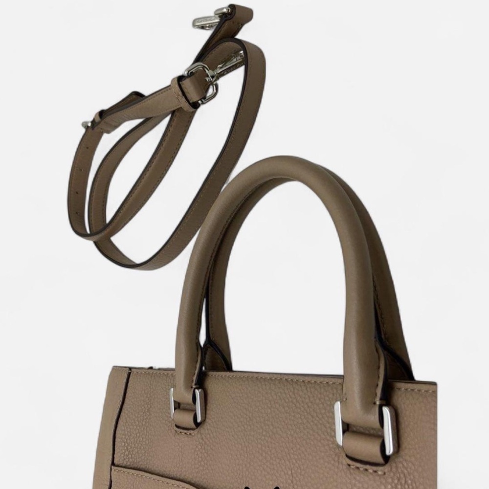 Michael Kors Sloan Convertible Tote Satchel Purse Pebbled Leather Shoulder Strap - Picture 4 of 4